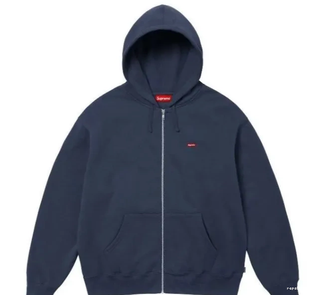 Blue M S L Hoodie XL Grey Zipper Royal Hooded Black Flower 0925